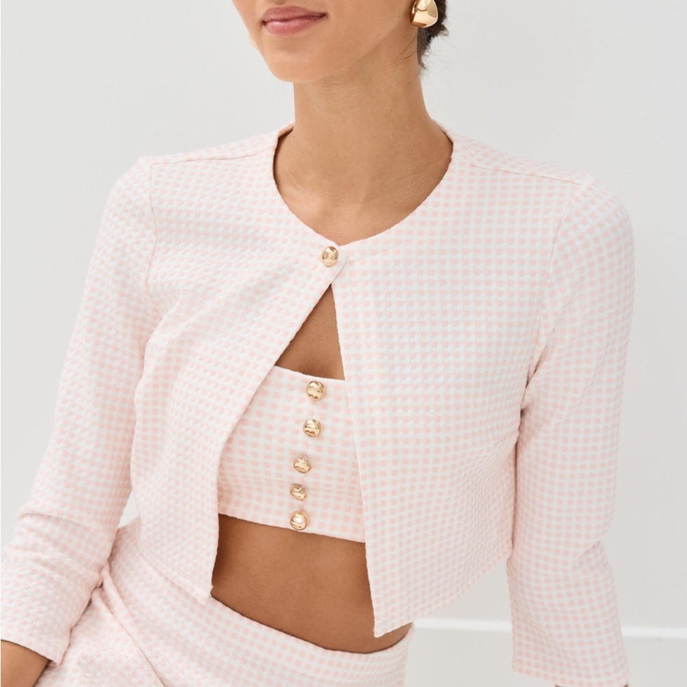 Reformation Elosia Knit Three-Piece Set, Small